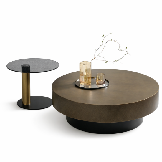 סט שולחנות דגם פליז 