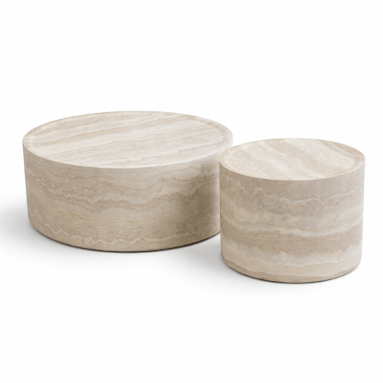 סט שולחנות דגם טרוונטין 