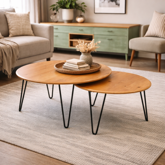 סט שולחנות דגם שני